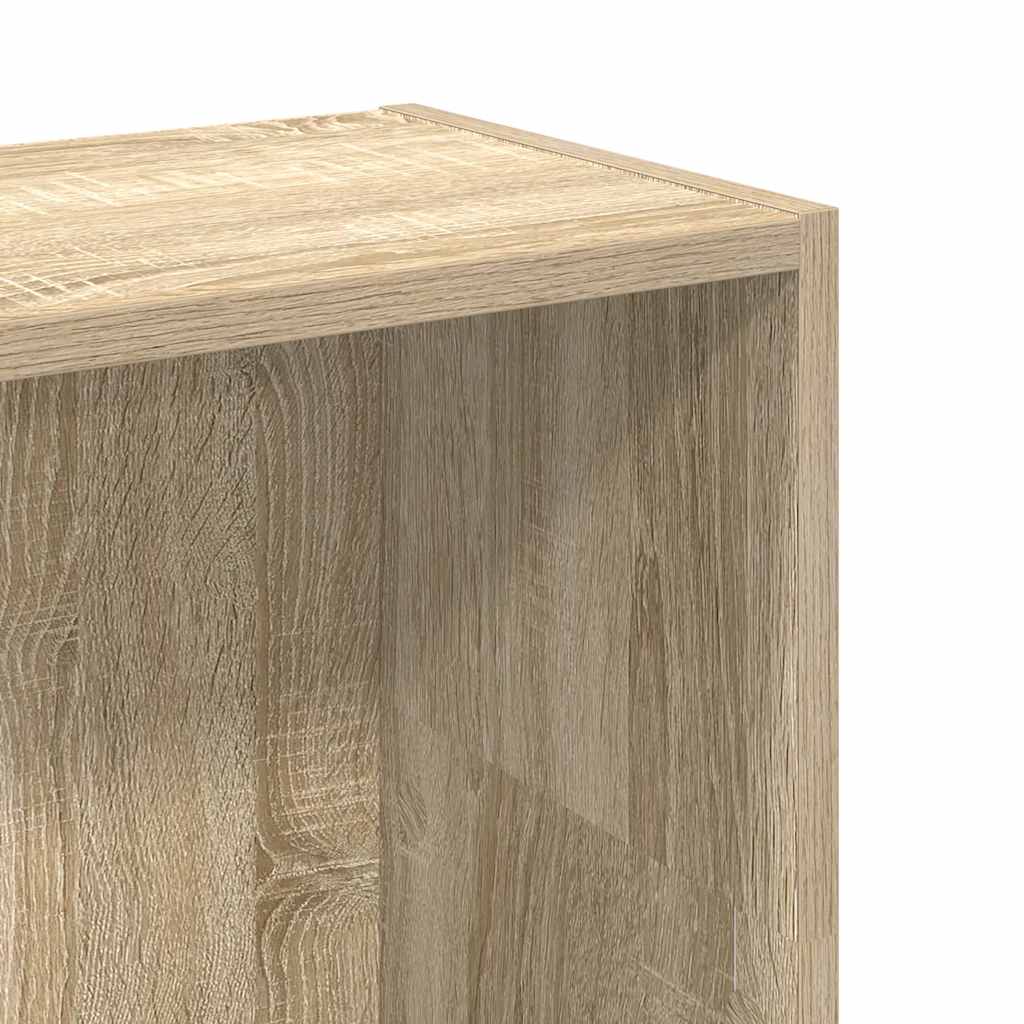 bogreol 80x24x109 cm konstrueret træ sonoma-eg
