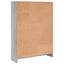 bogreol 80x24x109 cm konstrueret træ grå sonoma-eg