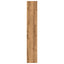 bogreol 80x24x143 cm konstrueret træ egetræsfarve