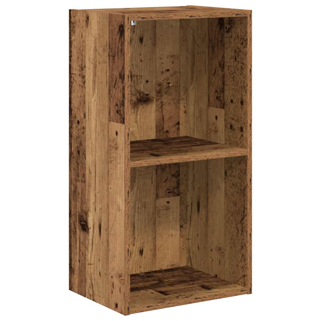 bogreol 40x30x77 cm konstrueret træ antikt træ