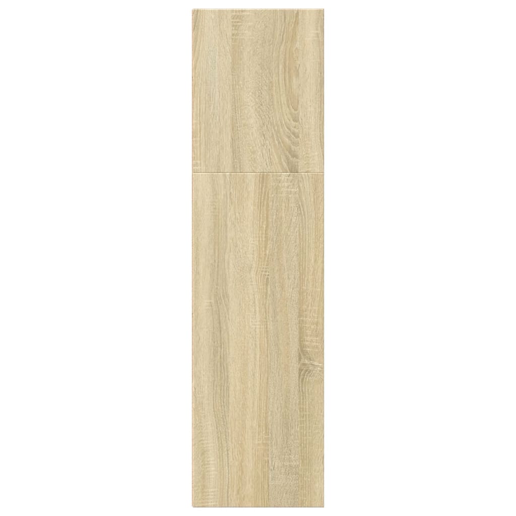 bogreol 40x30x114 cm konstrueret træ sonoma-eg