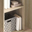 bogreol 40x30x152 cm konstrueret træ sonoma-eg
