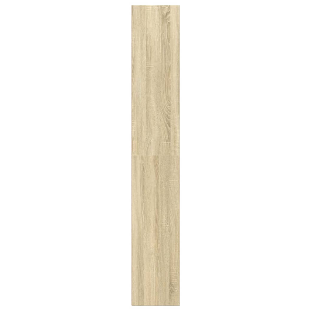 bogreol 40x30x189 cm konstrueret træ sonoma-eg