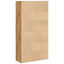 bogreol 80x30x152 cm konstrueret træ kunsteg