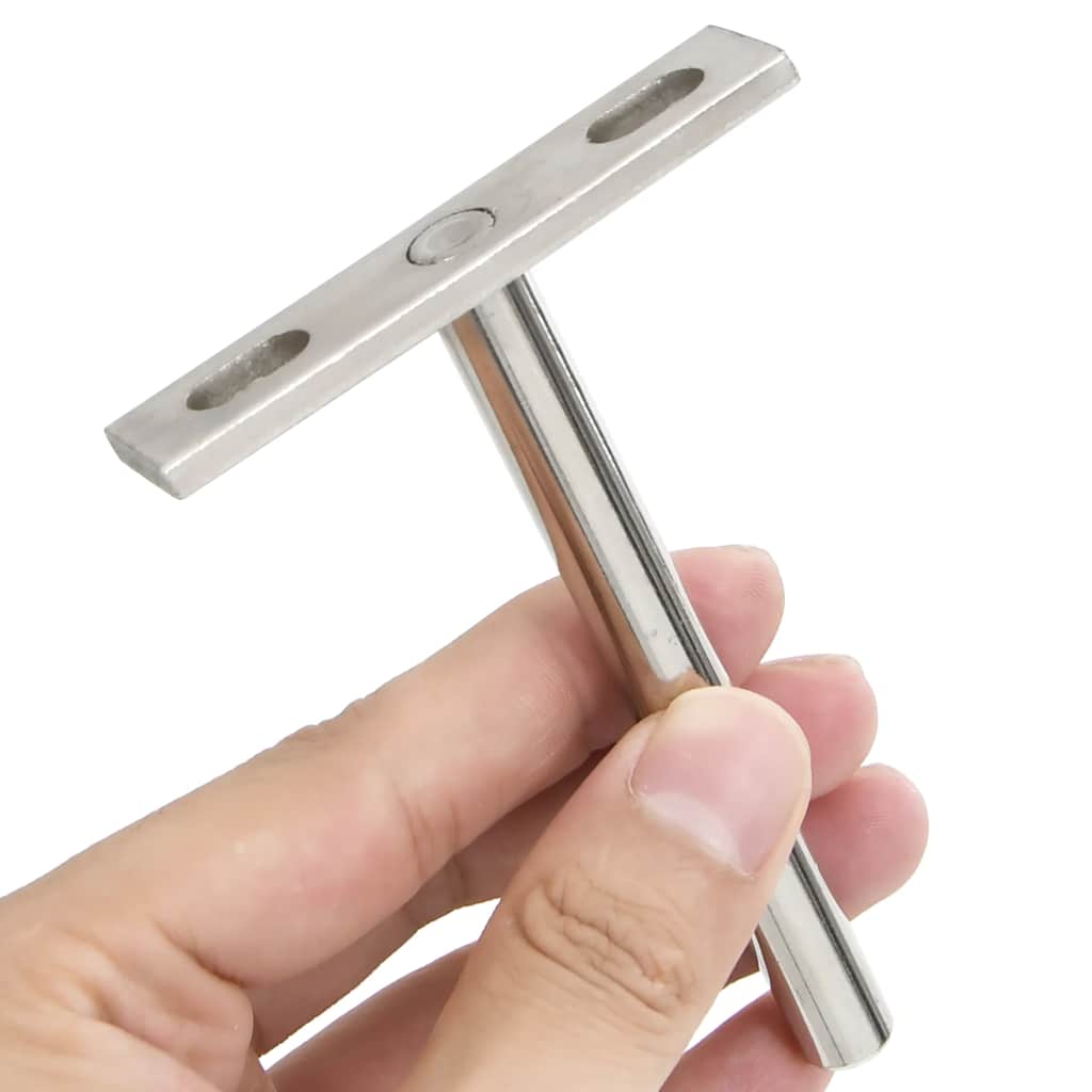 flydende hyldeknægte 12 stk. usynlige Ø10x100 mm kulstofstål