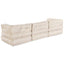 Modulssofa Enhed Stof Cremefarvet 210 x 70 x 56 cm