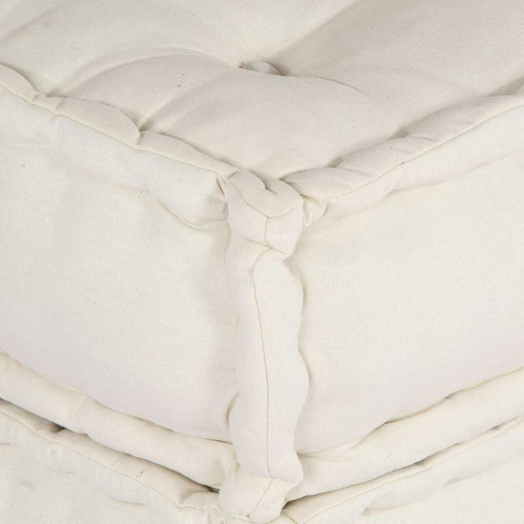Modulssofa Enhed Stof Cremefarvet 210 x 140 x 56 cm