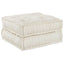 Modulssofa Enhed 2 stk. Stof Cremefarvet 140 x 70 x 36 cm