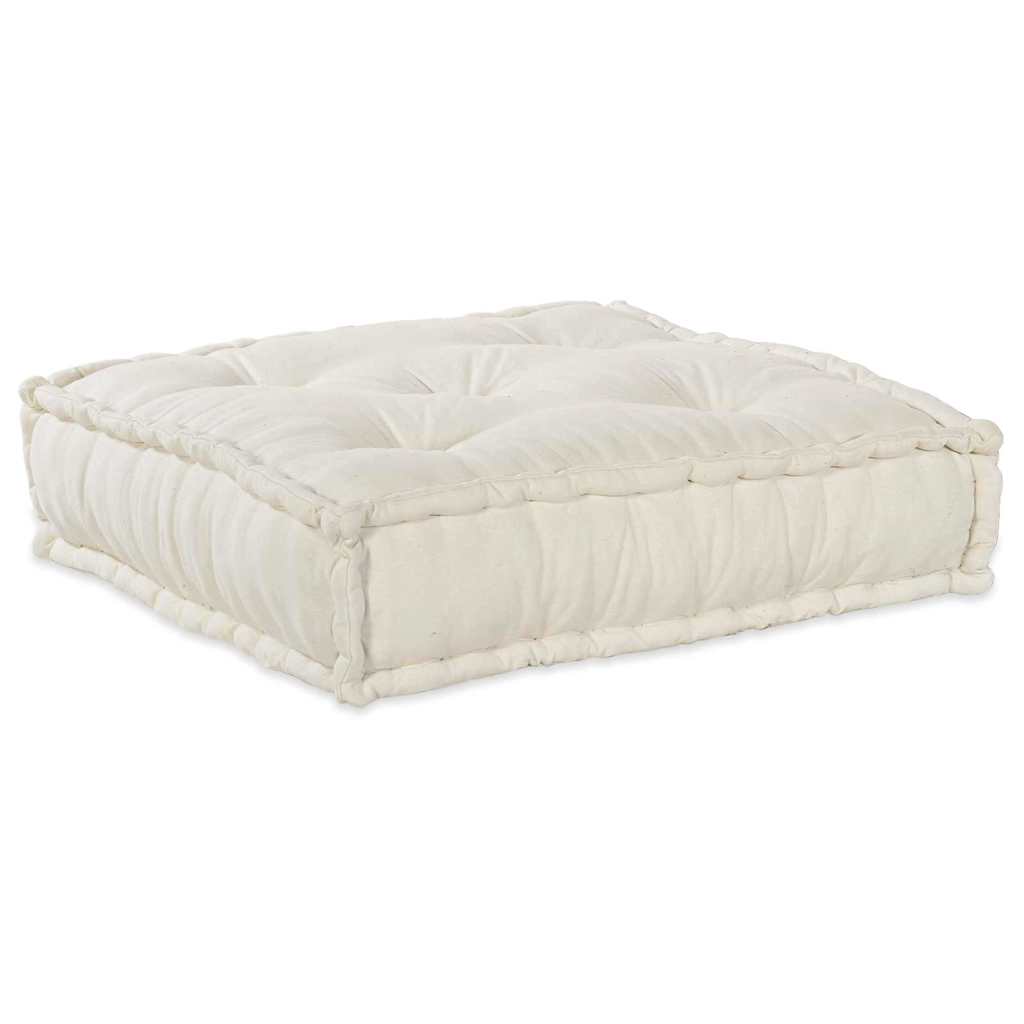 Modulssofa Enhed 2 stk. Stof Cremefarvet 140 x 70 x 36 cm