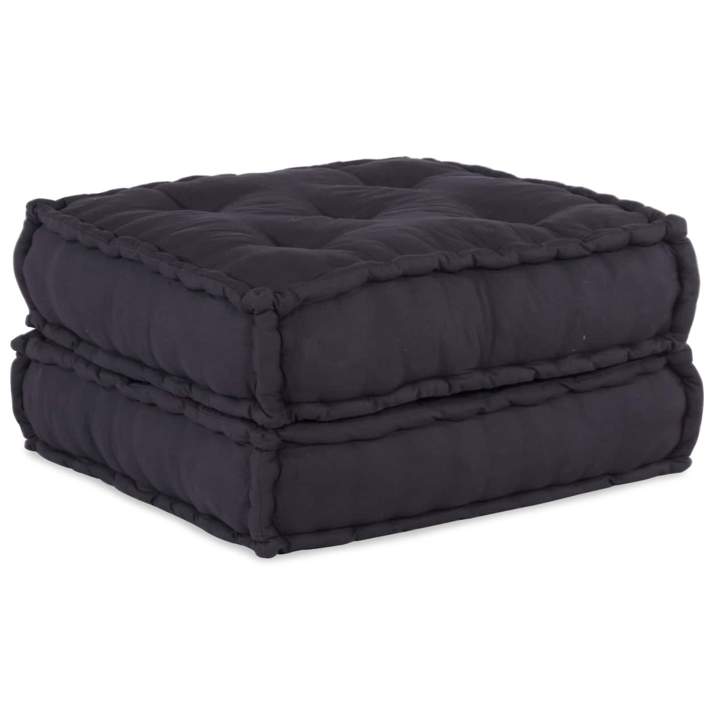 Modulssofa Enhed 2 stk. Stof Antracit 140 x 70 x 36 cm