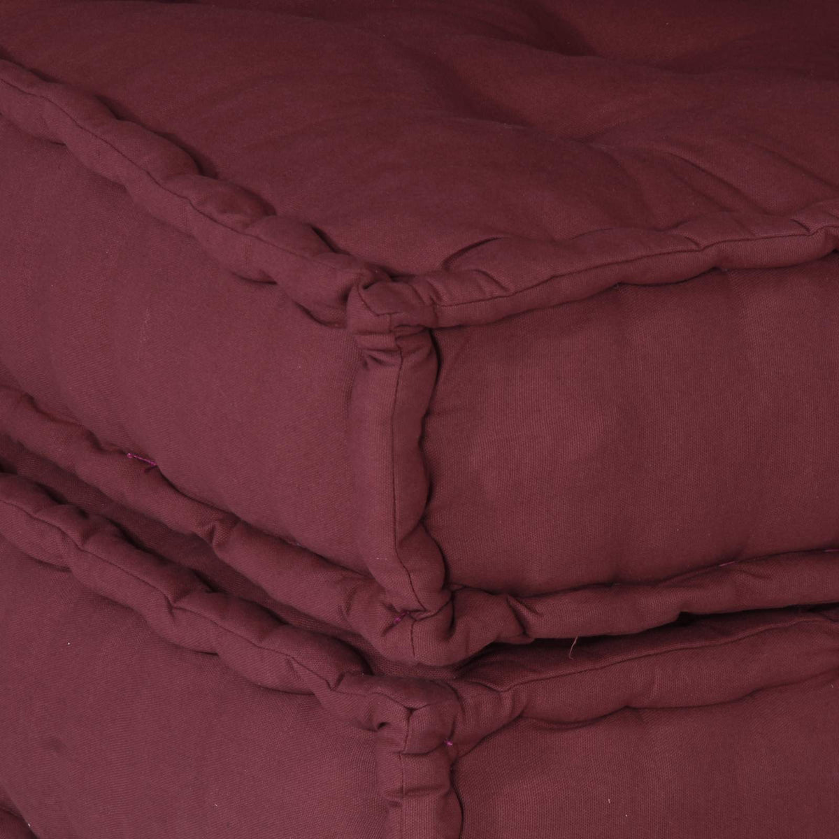 Modulssofa Enhed Stof Bordeaux 210 x 70 x 56 cm