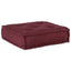 Modulssofa Enhed Stof Bordeaux 210 x 70 x 56 cm