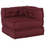 Modulssofa Enhed Stof Bordeaux 210 x 70 x 56 cm