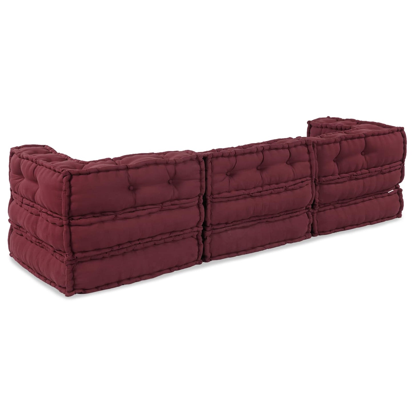 Modulssofa Enhed Stof Bordeaux 210 x 70 x 56 cm