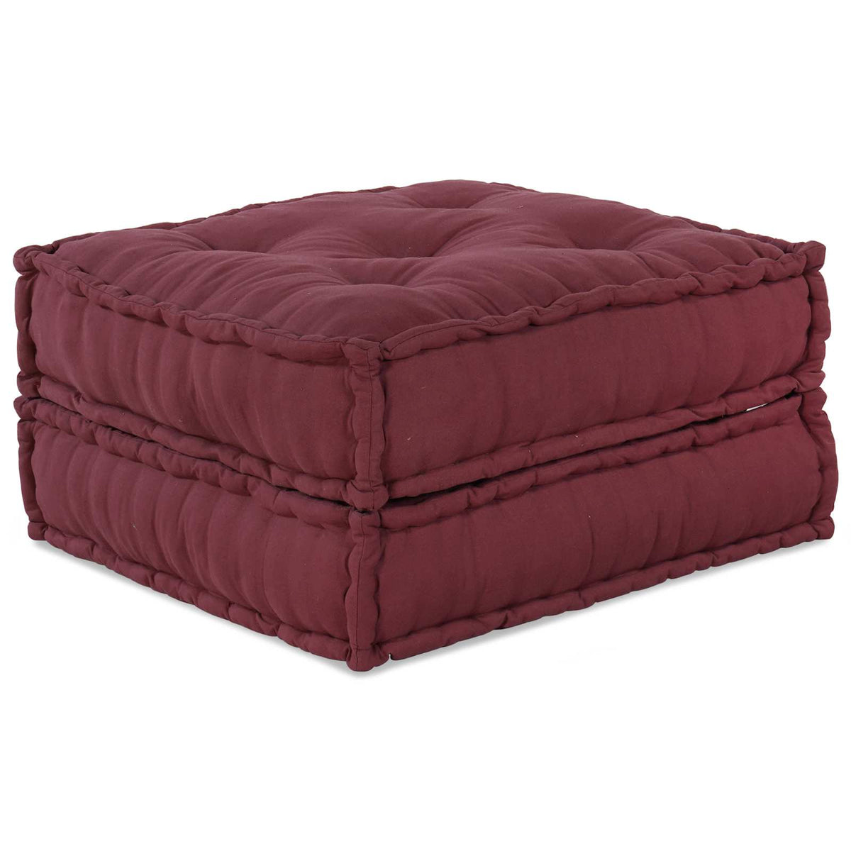 Modulssofa Enhed 2 stk. Stof Bordeaux 140 x 70 x 36 cm