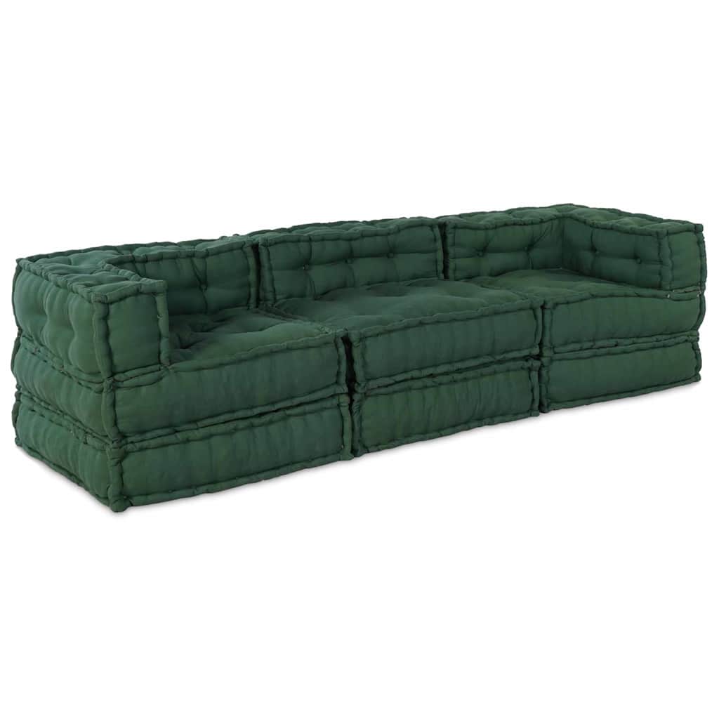 Modulssofa Enhed Stof Grøn 210 x 70 x 56 cm