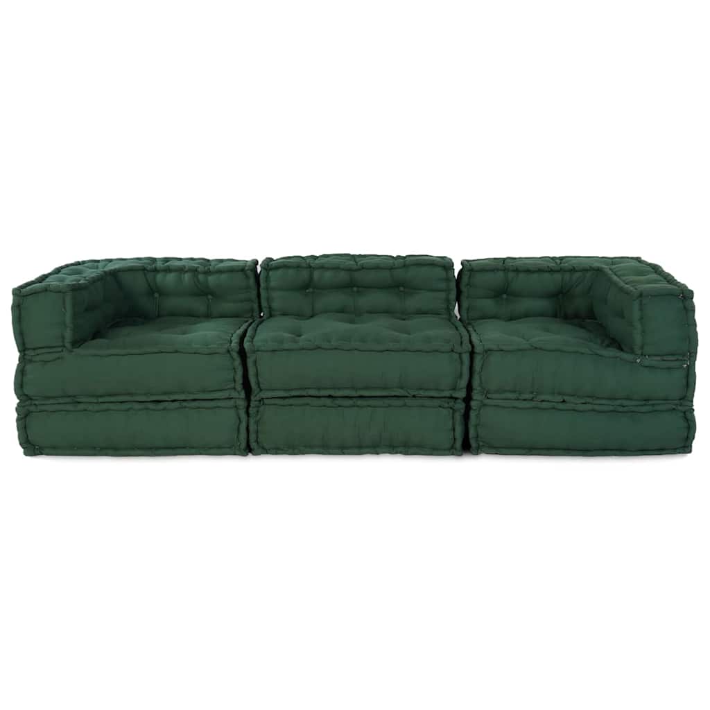 Modulssofa Enhed Stof Grøn 210 x 70 x 56 cm
