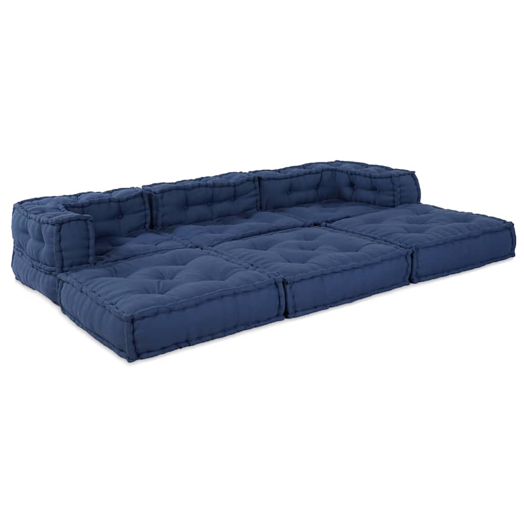 Modulssofa Enhed Stof Indigo 210 x 70 x 56 cm