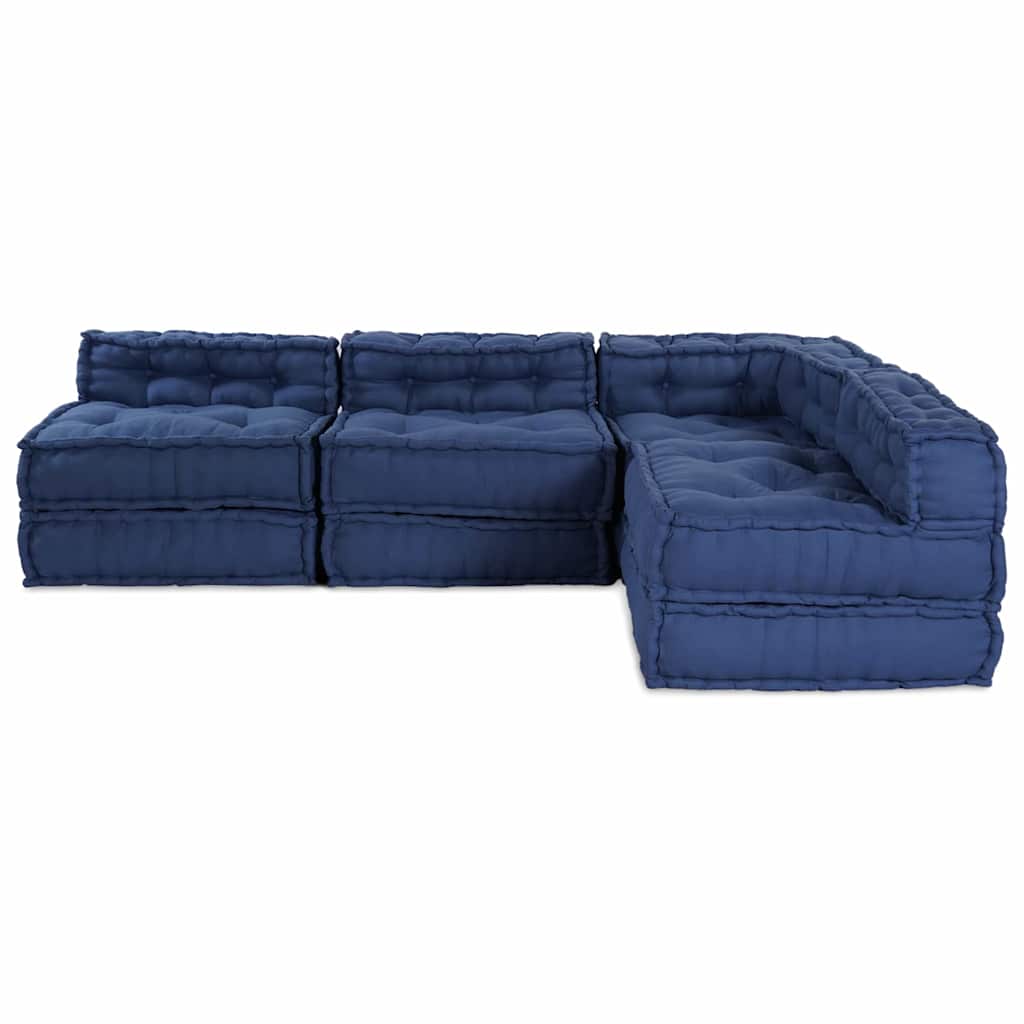 Modulssofa Enhed Stof Indigo 210 x 140 x 56 cm