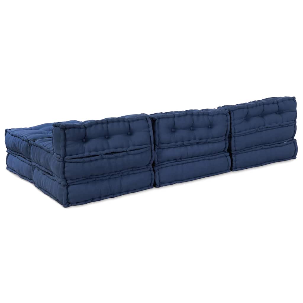 Modulssofa Enhed Stof Indigo 210 x 140 x 56 cm