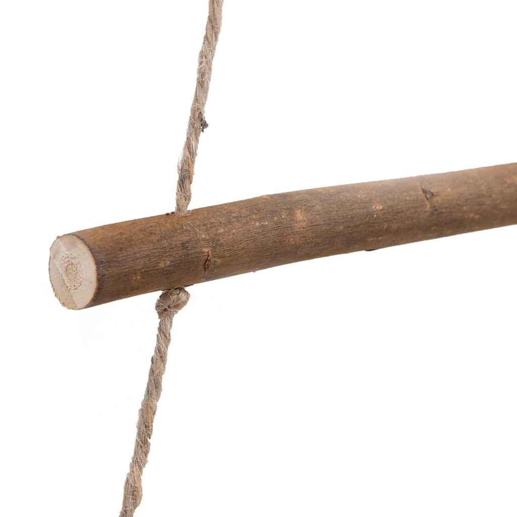 hængende juletræer med topstjerner 2 stk. 55x120 cm naturlig gren