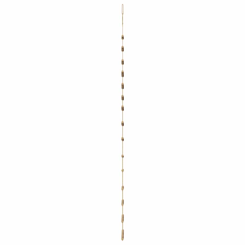 hængende juletræ med topstjerne 100x210 cm naturlig gren