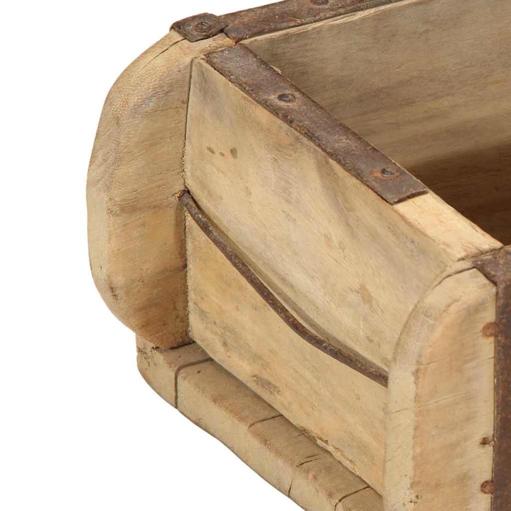 Bakke 4 stk. Brun 57 x 15 x 9 cm Solid genbrugs træ