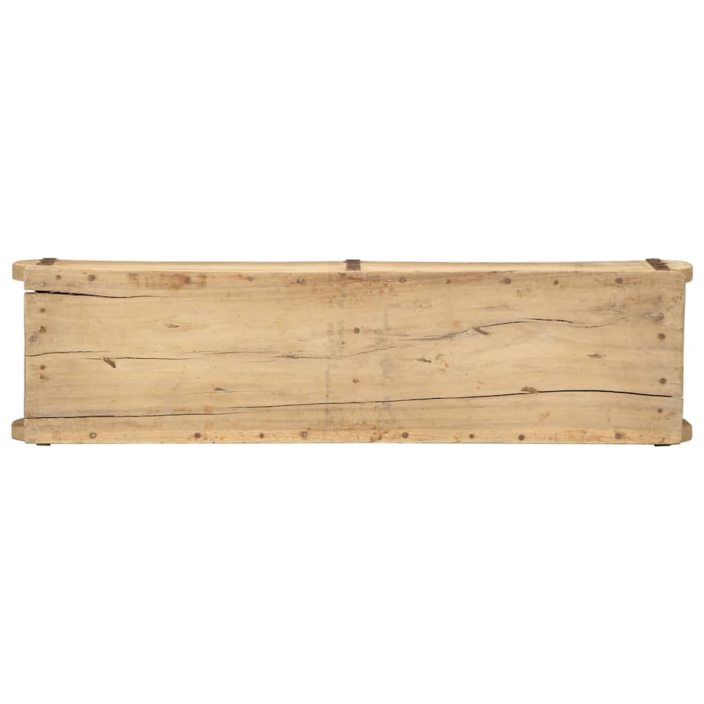 Bakke 4 stk. Brun 57 x 15 x 9 cm Solid genbrugs træ