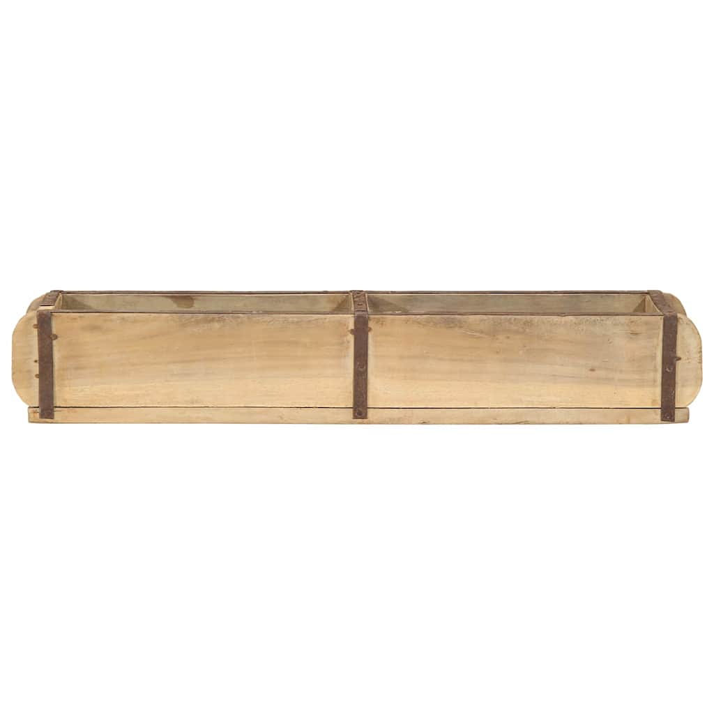 Bakke 4 stk. Brun 57 x 15 x 9 cm Solid genbrugs træ