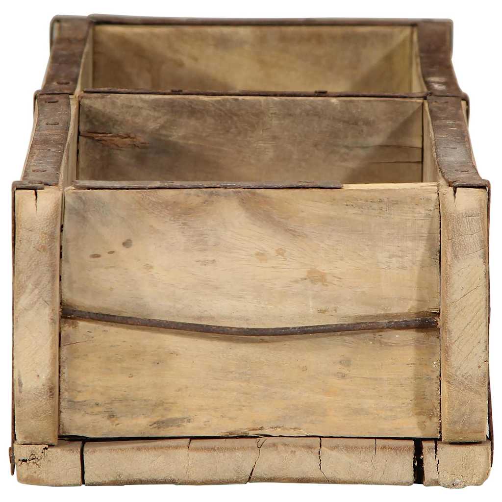 Bakke 4 stk. Brun 57 x 15 x 9 cm Solid genbrugs træ