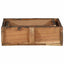 Bakke 2 stk. Brun 29 x 31 x 10 cm Solid genbrugs træ
