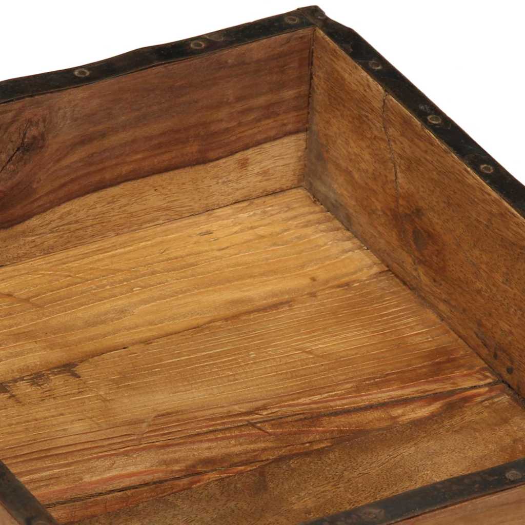 Bakke Brun 29 x 31 x 10 cm Solid genbrugs træ