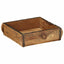 Bakke 4 stk. Brun 29 x 31 x 10 cm Solid genbrugs træ