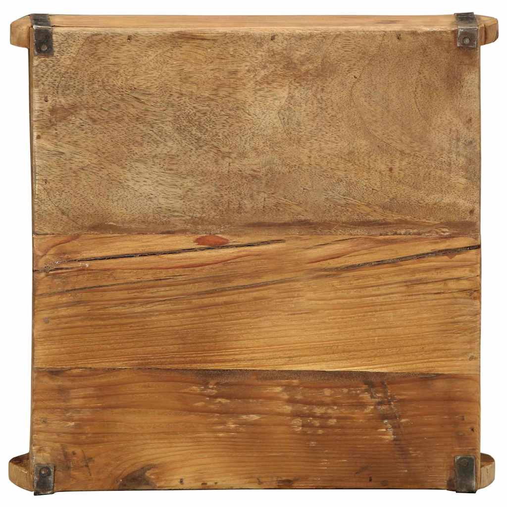 Bakke 4 stk. Brun 29 x 31 x 10 cm Solid genbrugs træ