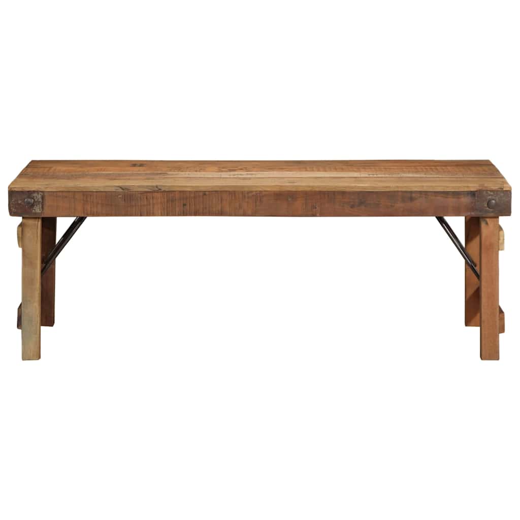 Sofabord Brun 110 x 55 x 40 cm Solid genbrugs træ