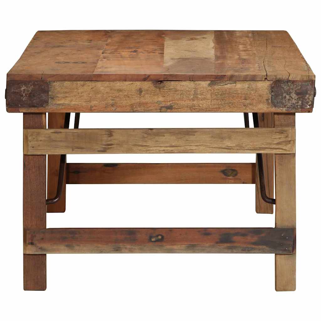 Sofabord Brun 110 x 55 x 40 cm Solid genbrugs træ