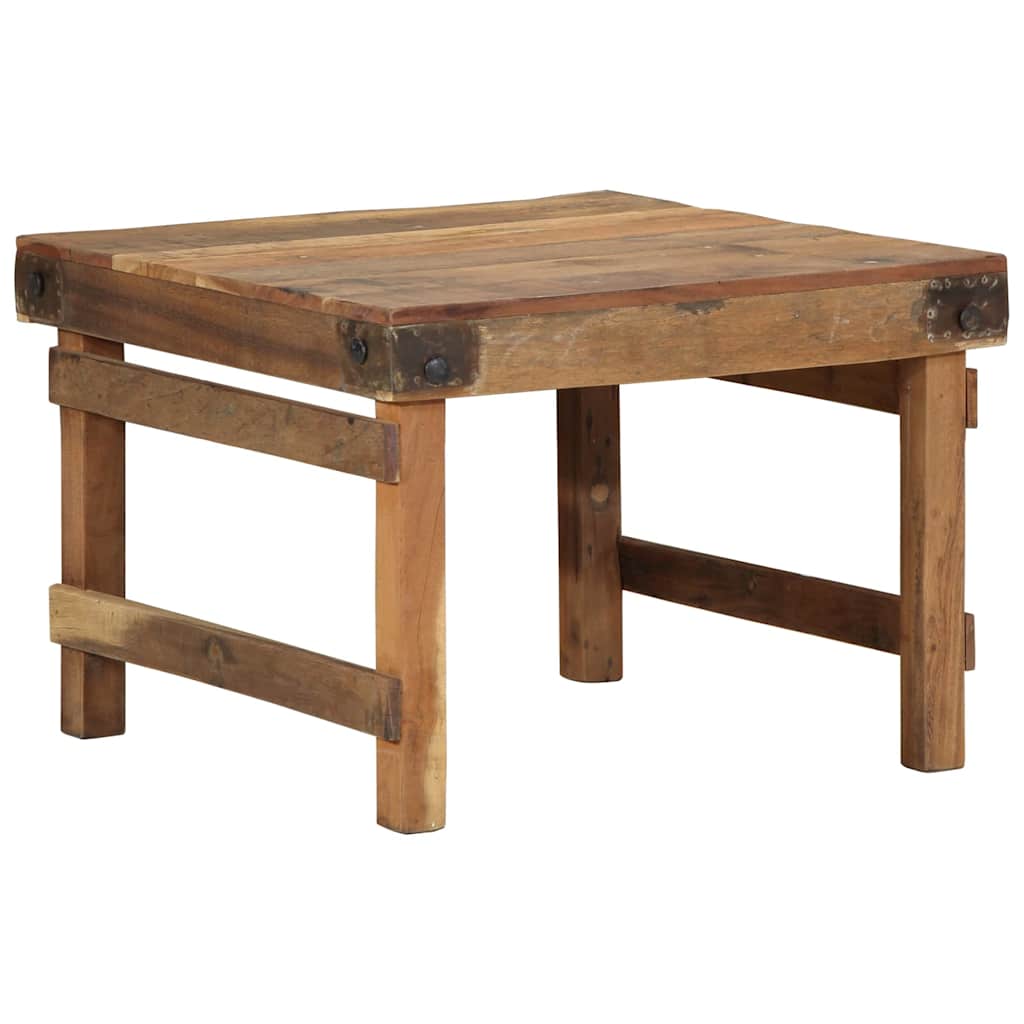 Sofabord Brun 60 x 55 x 40 cm Solid genbrugs træ