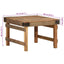 Sofabord Brun 60 x 55 x 40 cm Solid genbrugs træ