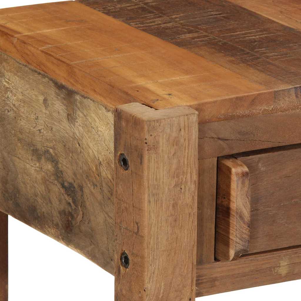 Konsolbord Brun 107 x 33 x 76 cm Solid genbrugs træ