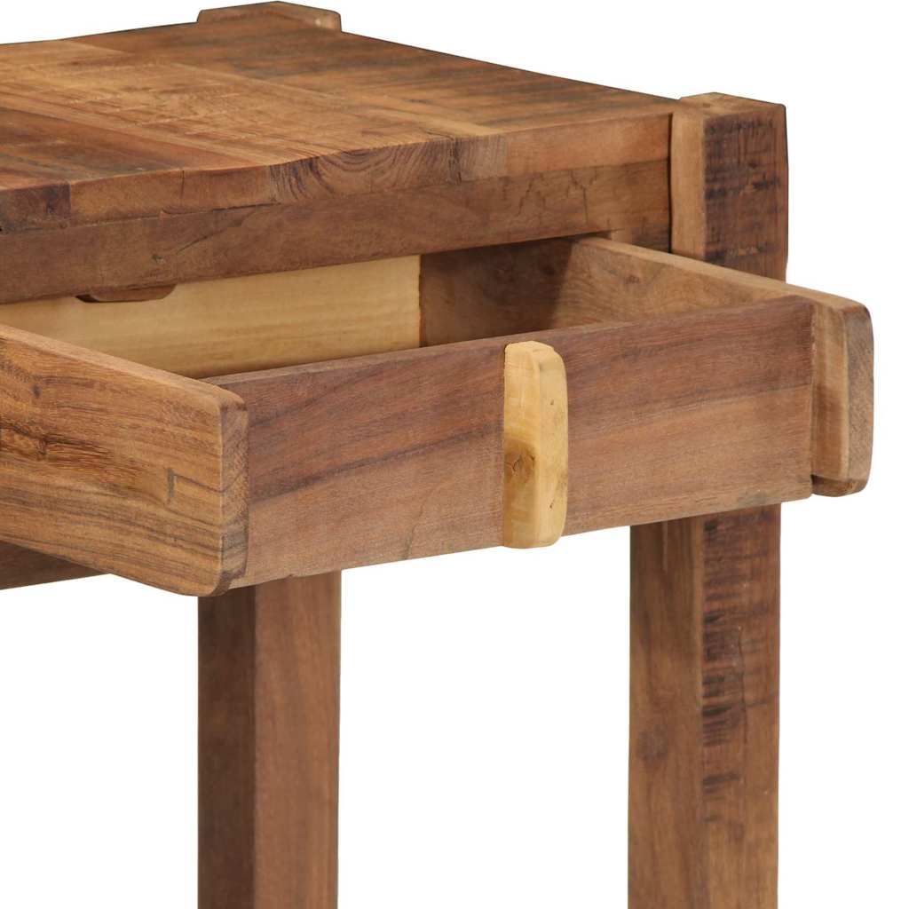 Konsolbord Brun 107 x 33 x 76 cm Solid genbrugs træ
