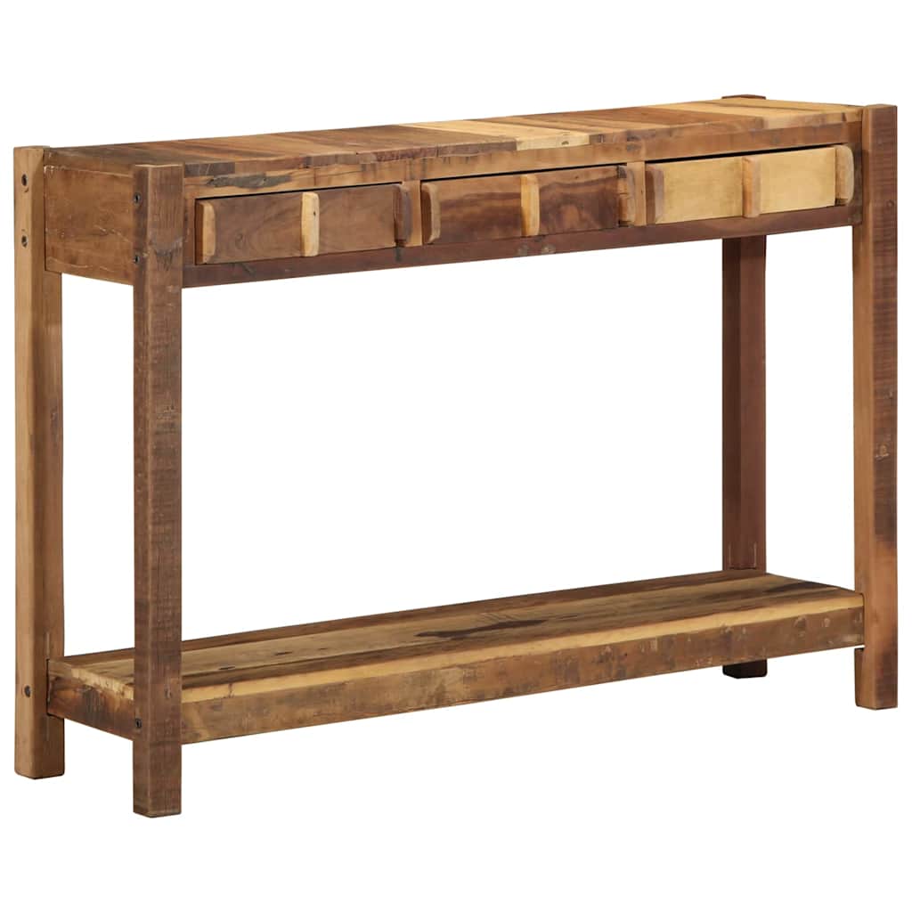 Konsolbord Brun 107 x 33 x 76 cm Solid genbrugs træ