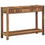 Konsolbord Brun 107 x 33 x 76 cm Solid genbrugs træ