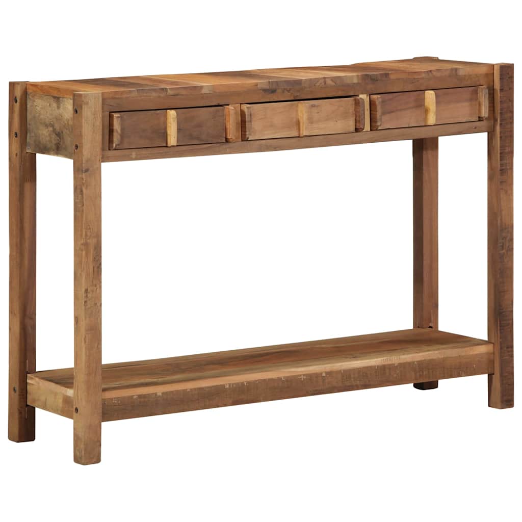 Konsolbord Brun 107 x 33 x 76 cm Solid genbrugs træ