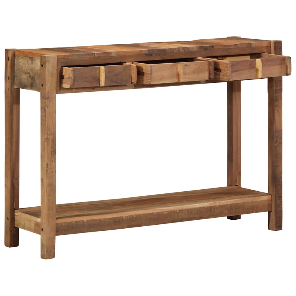 Konsolbord Brun 107 x 33 x 76 cm Solid genbrugs træ