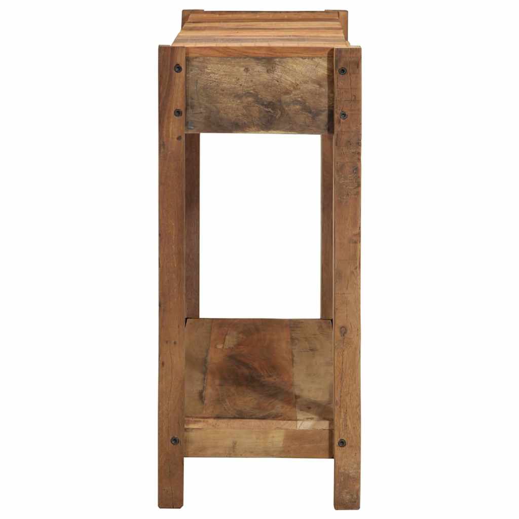 Konsolbord Brun 107 x 33 x 76 cm Solid genbrugs træ