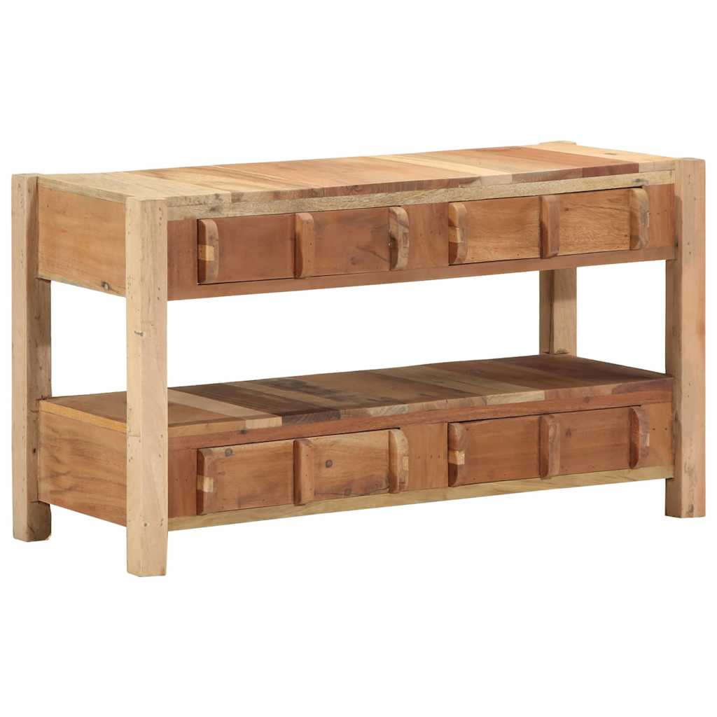 TV-skab med skuffe Brun 83 x 33 x 46 cm Solid genbrugs træ