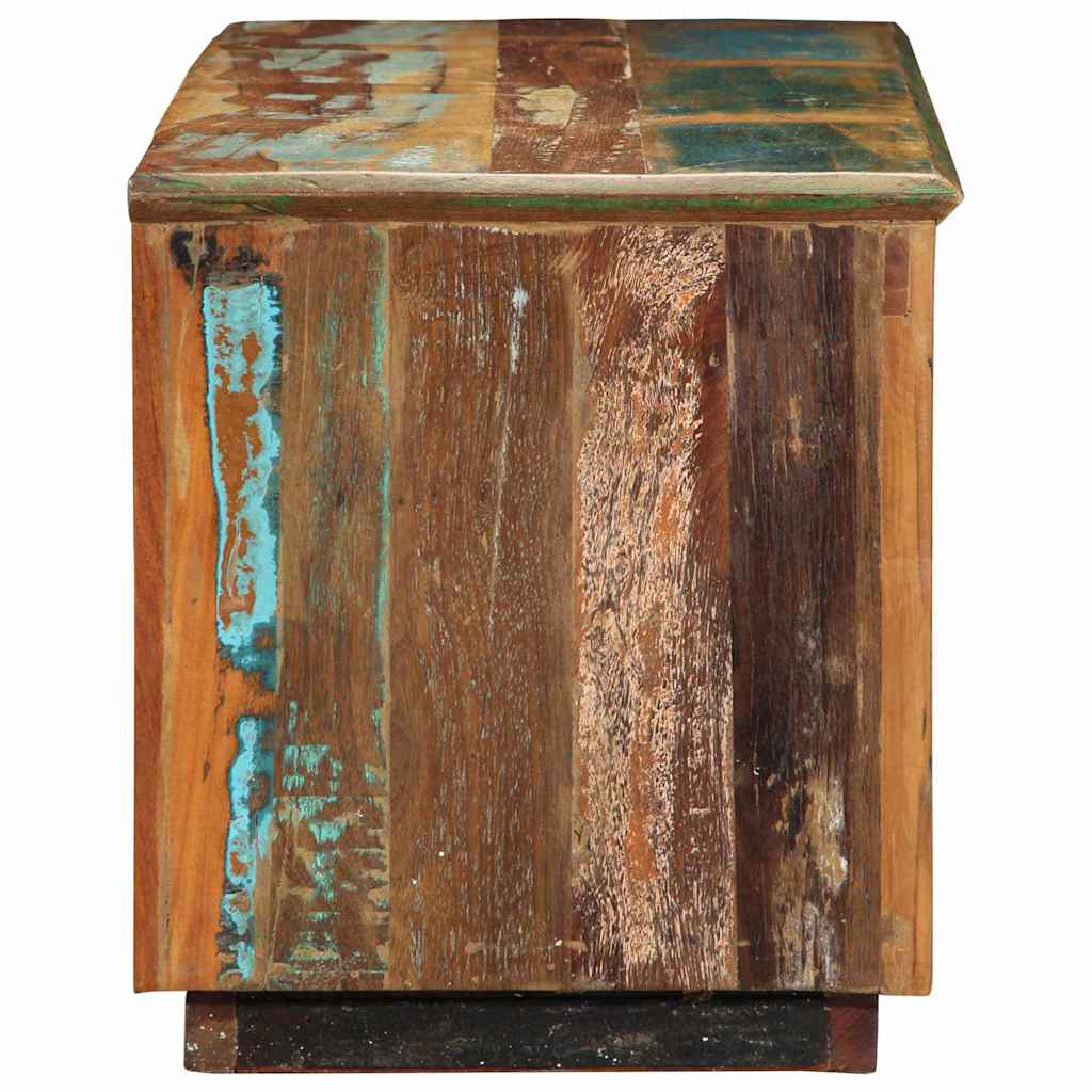 Sko skab 110 x 35 x 40 cm Solid genbrugs træ Brun
