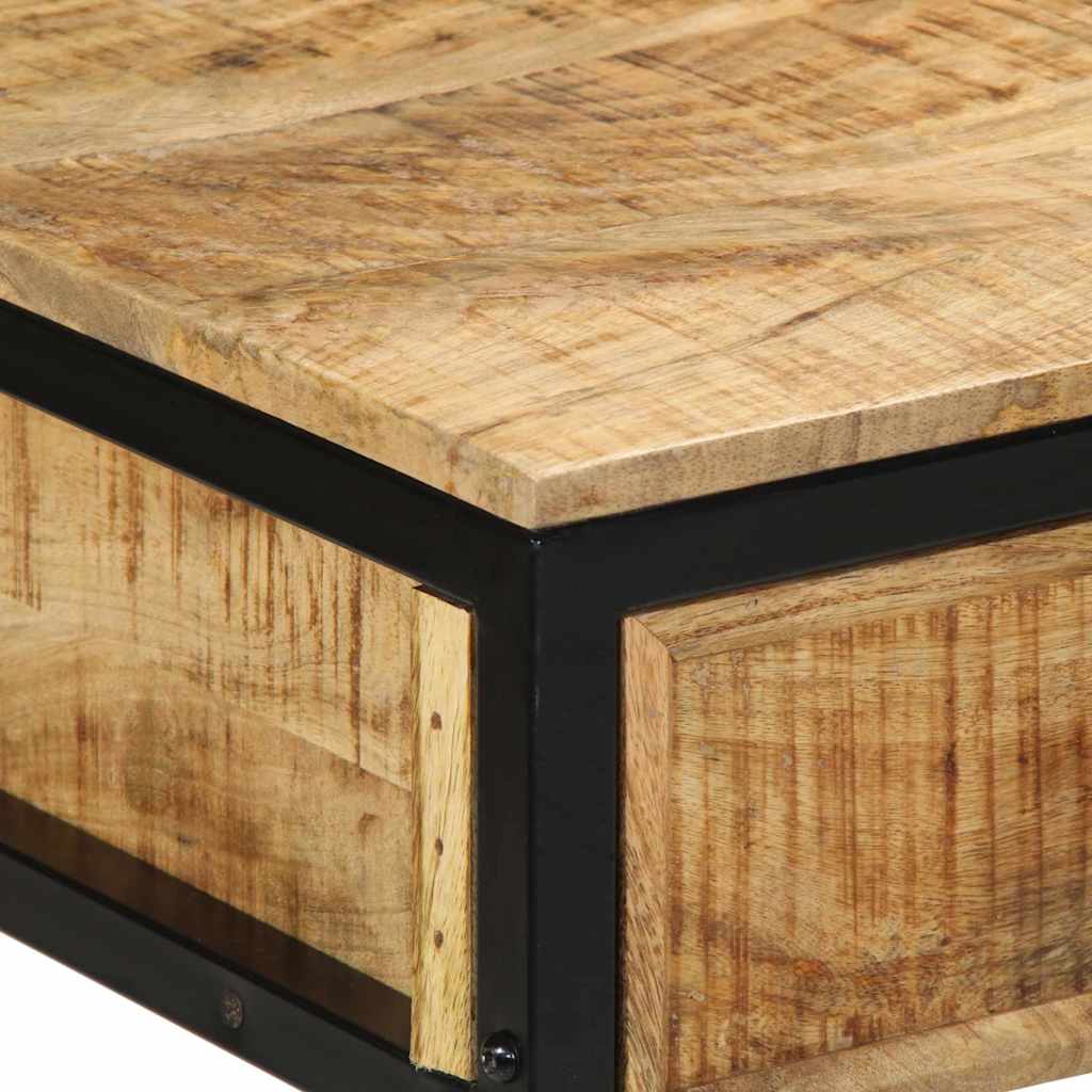 Skrivebord Brun 105 x 50 x 75 cm Massiv mango træ og metal