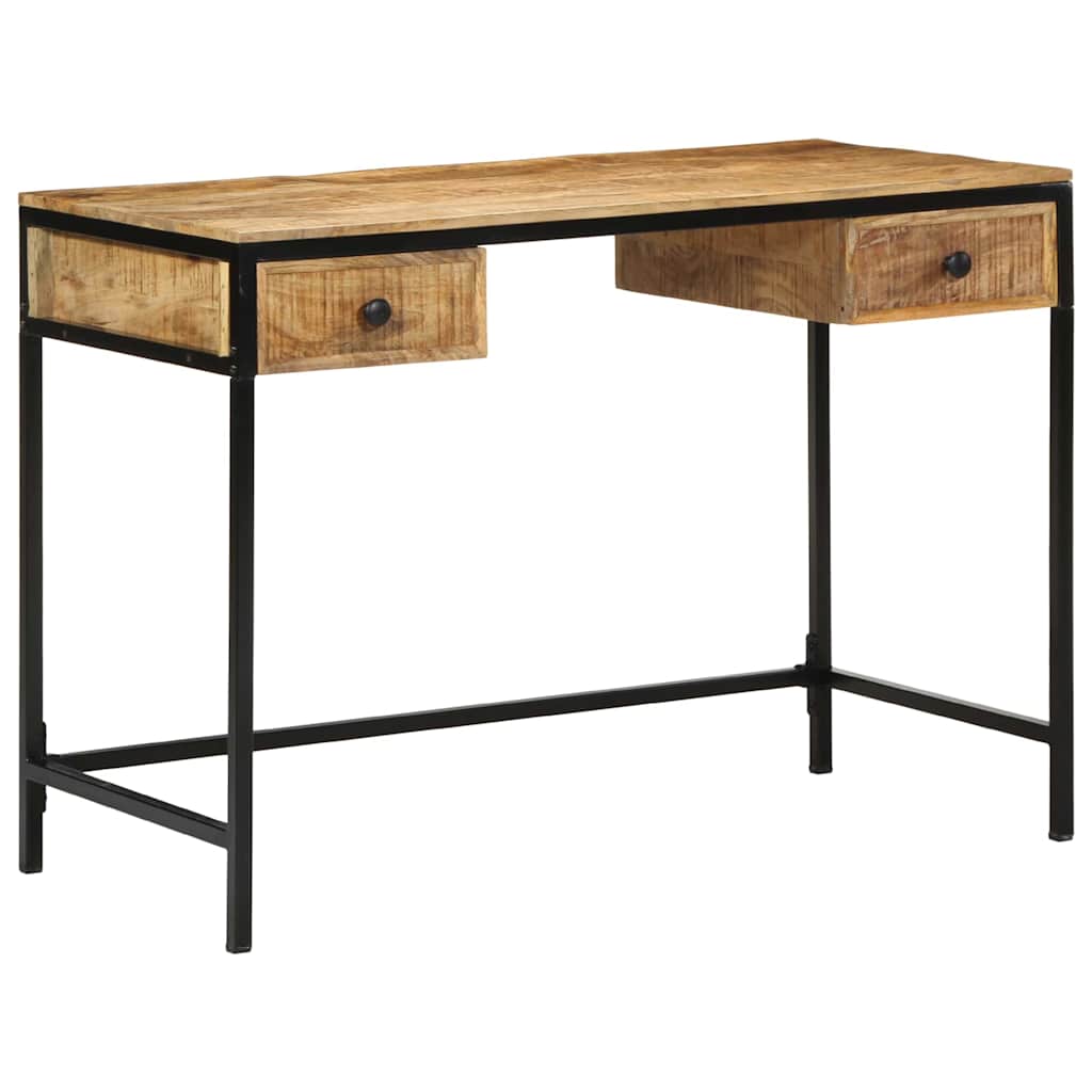 Skrivebord Brun 105 x 50 x 75 cm Massiv mango træ og metal