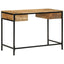 Skrivebord Brun 105 x 50 x 75 cm Massiv mango træ og metal